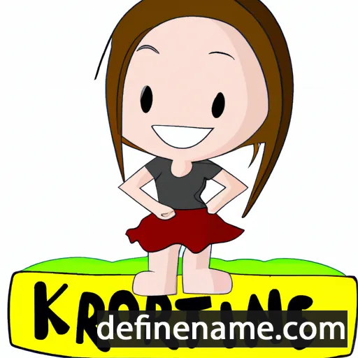 cartoon of the name Korinne