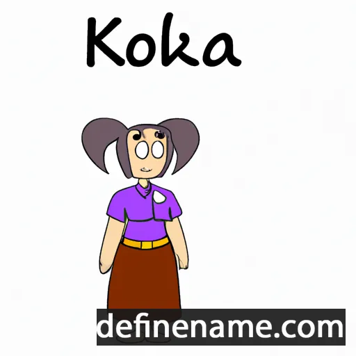 Korla cartoon