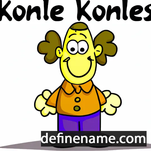 cartoon of the name Kornelis