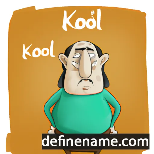 cartoon of the name Korol'