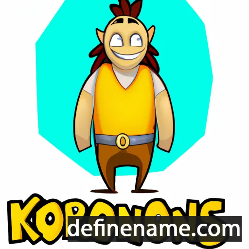 cartoon of the name Koronos