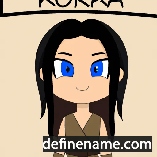 Korrah cartoon