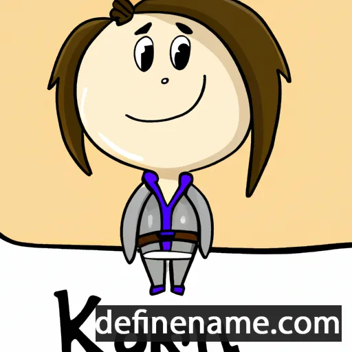 cartoon of the name Koryn