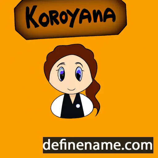 Korynna cartoon