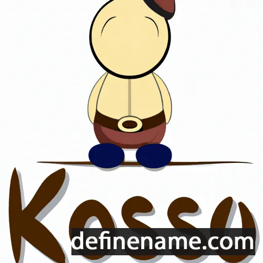 cartoon of the name Kosau