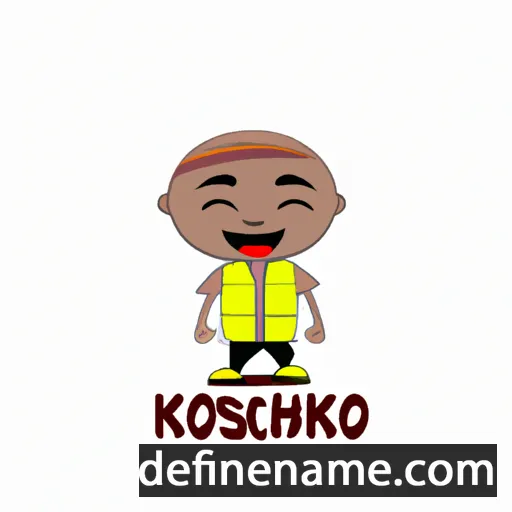 cartoon of the name Kosisochukwu