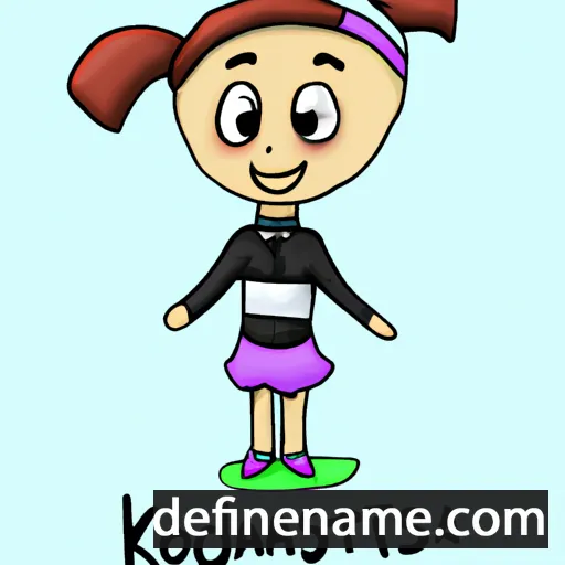 cartoon of the name Kostadina