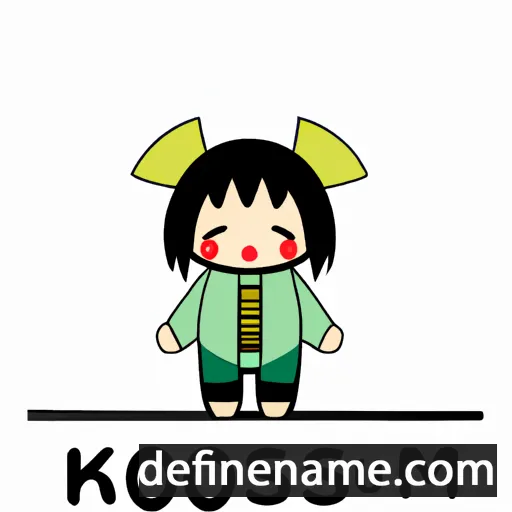 cartoon of the name Kosumi