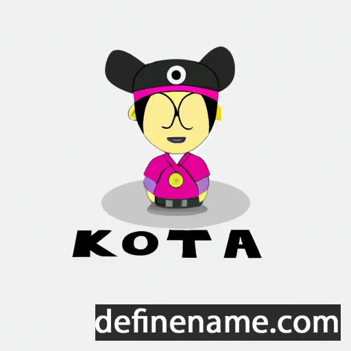 cartoon of the name Kota