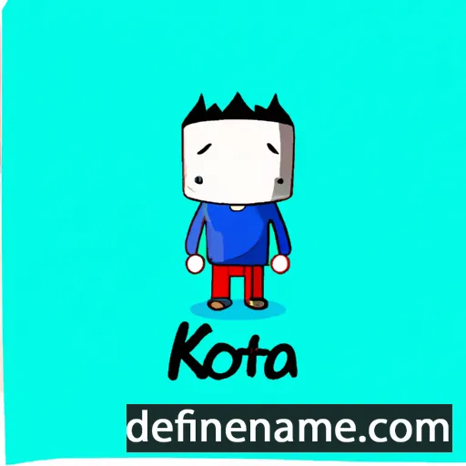 cartoon of the name Kota