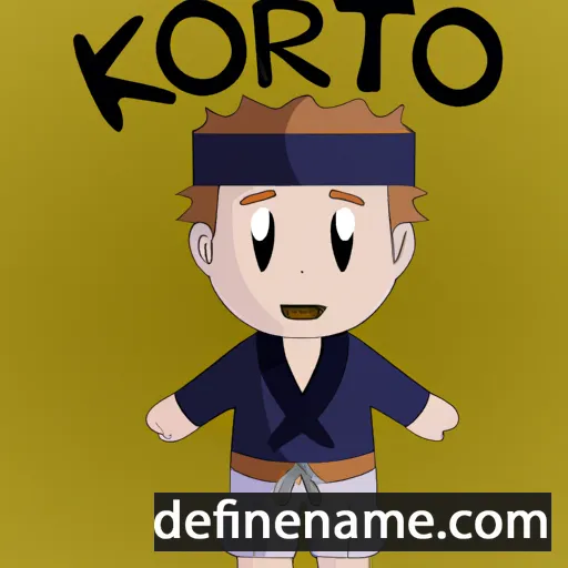 cartoon of the name Kotaro