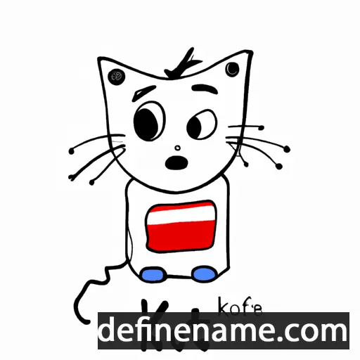 cartoon of the name Kote