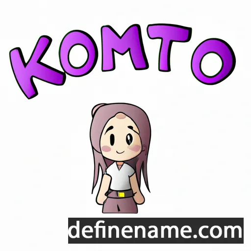 Kotomi cartoon