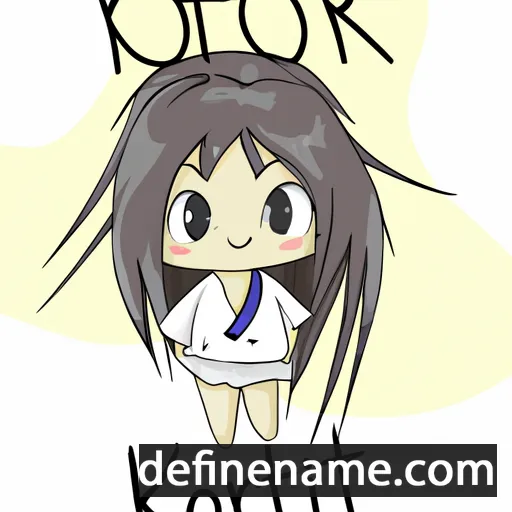 cartoon of the name Kotori