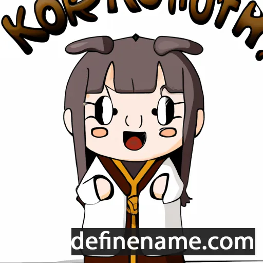 Kotoryuu cartoon