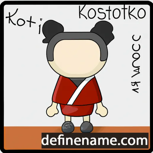 Kotoshi cartoon