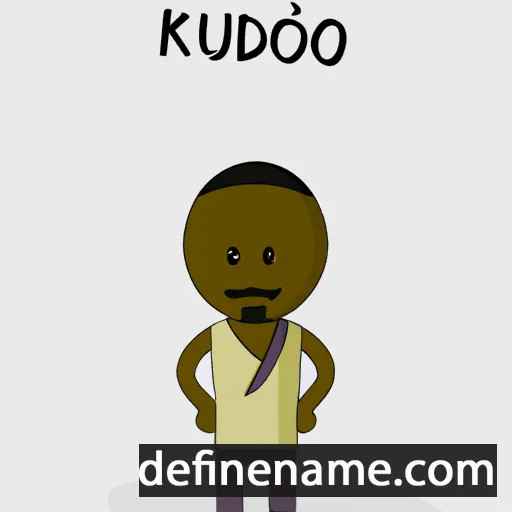 cartoon of the name Kouadio