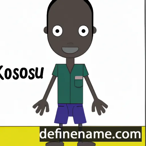 cartoon of the name Kouassi