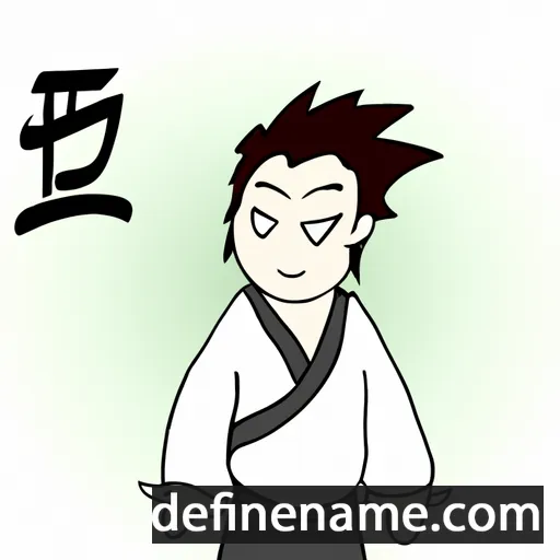 cartoon of the name Koujirou