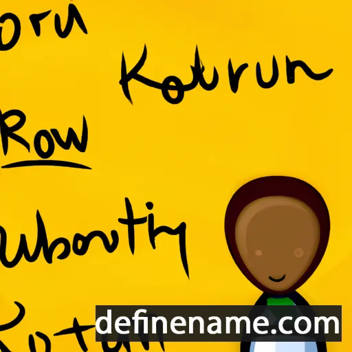 Kourtni cartoon