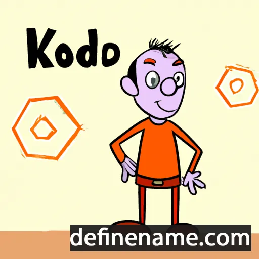 cartoon of the name Kovid