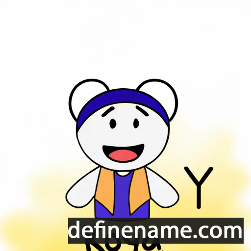 cartoon of the name Koya