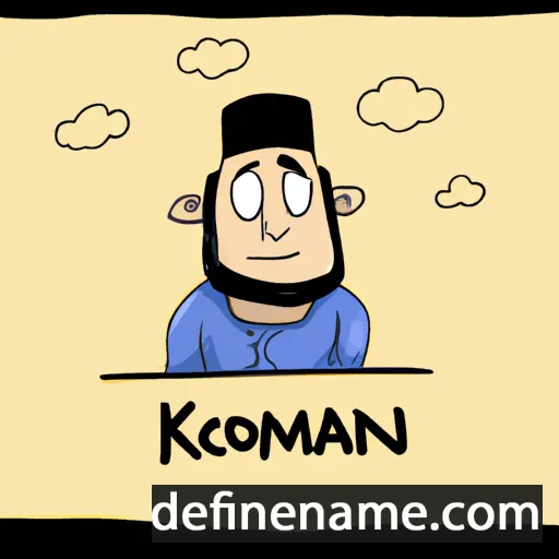 cartoon of the name Kozman