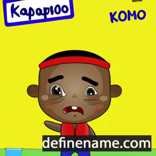 cartoon of the name Kponoabasi