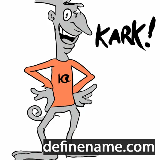 Krákr cartoon