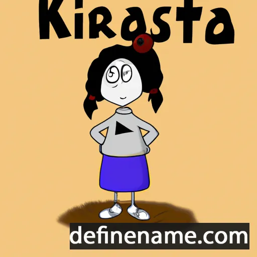 cartoon of the name Krästa