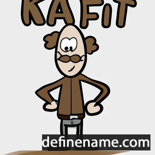 cartoon of the name Krafft