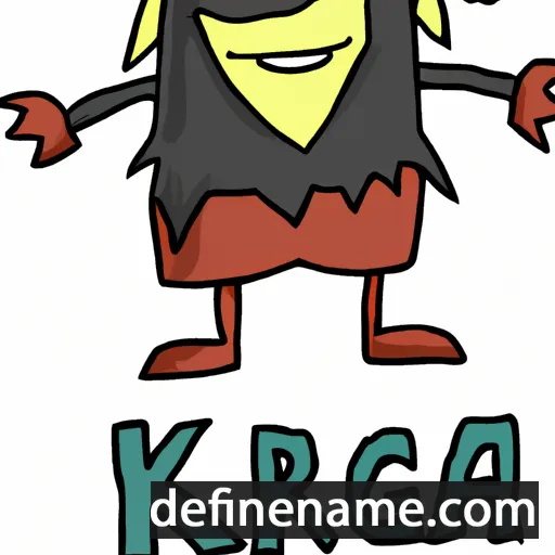 cartoon of the name Kragh