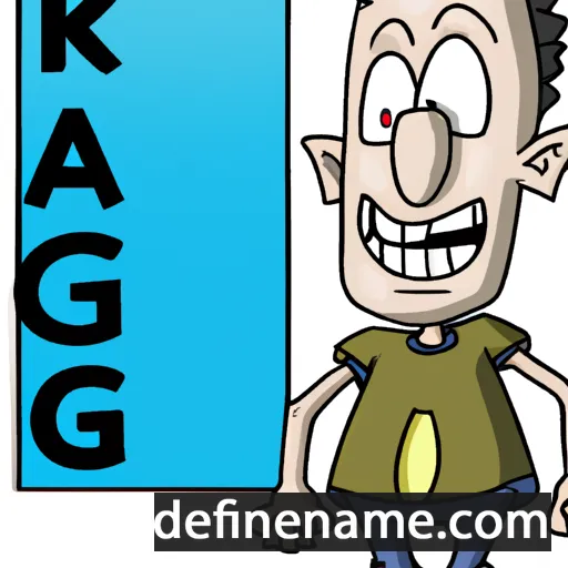 cartoon of the name Kraigg