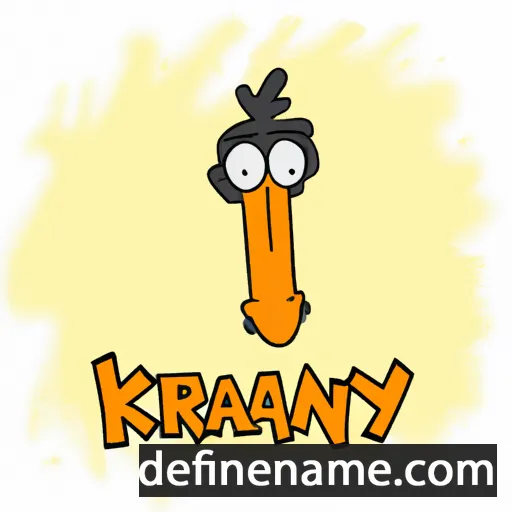 cartoon of the name Krany