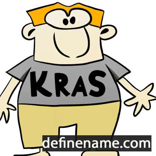 cartoon of the name Kras