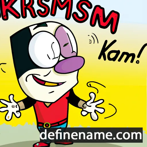 cartoon of the name Krassimir