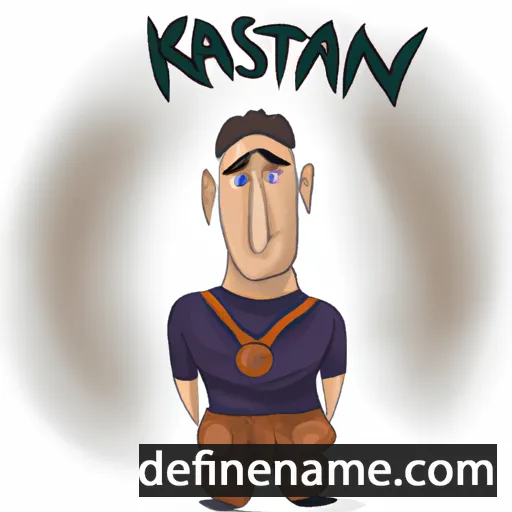 cartoon of the name Krastan