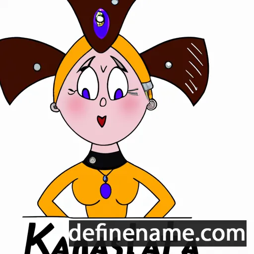 cartoon of the name Krastana