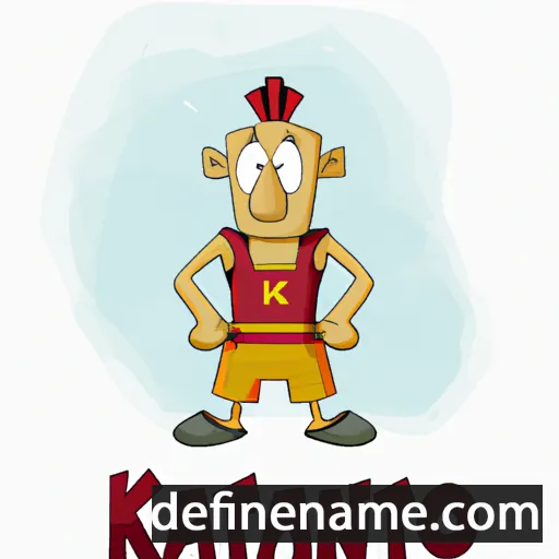 cartoon of the name Kratinos