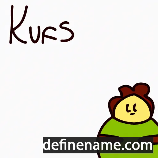 cartoon of the name Krëusa