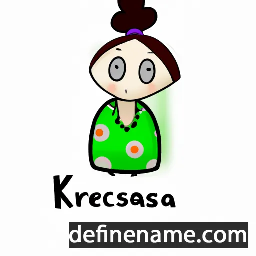 cartoon of the name Krescencja