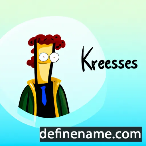 cartoon of the name Krescens