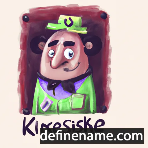 cartoon of the name Kreshnik