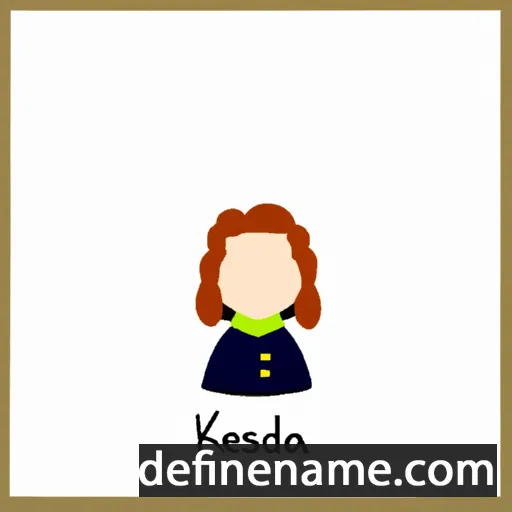 cartoon of the name Kresida