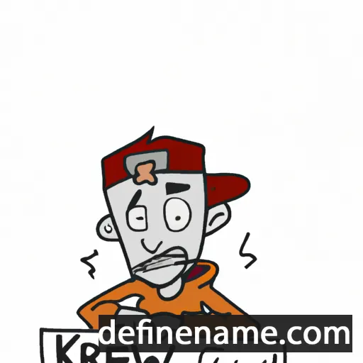 cartoon of the name Krew