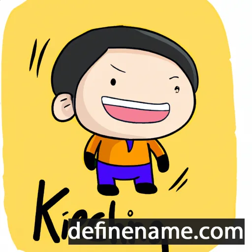 cartoon of the name Kriengchai