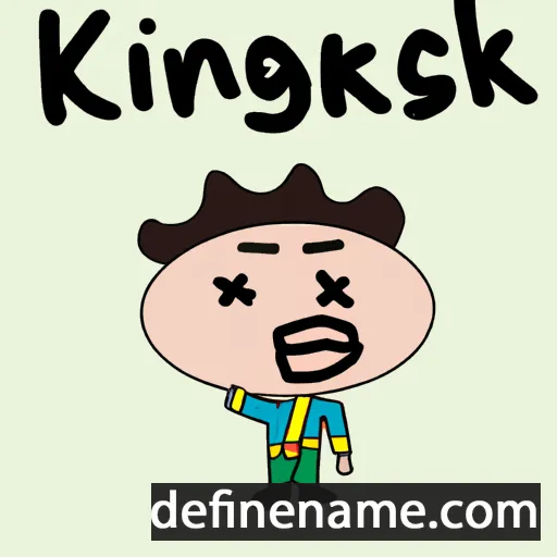 cartoon of the name Kriengsak