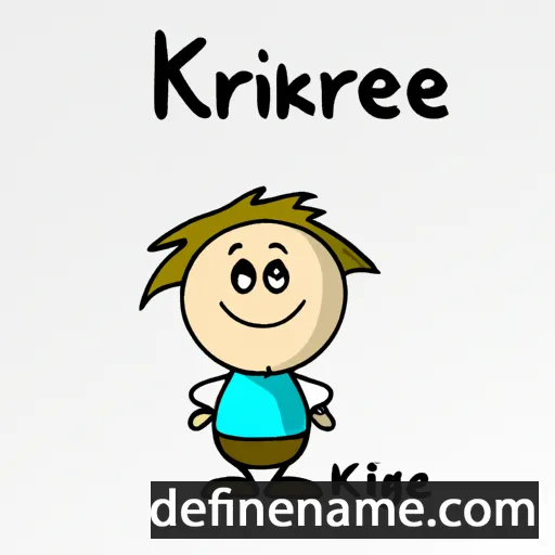 cartoon of the name Krihke