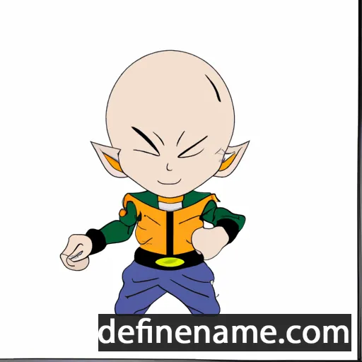 cartoon of the name Krillin