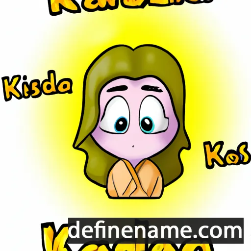 cartoon of the name Krisada